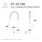 Anzzi Apollo Pull-Down Sprayer Kitchen Faucet in Polished Chrome KF-AZ188CH - alternate 4