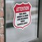 Signmission 24 Hour Surveillance Shield Sign Attenti, 4 inch X 4 inch, Vinyl Decal, 5PK SHI-D-5PACK-4-352 - alternate 3
