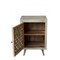 Homeroots 30" Gray Solid Wood Nightstand 489576 - alternate 2