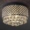 Jonathan Y Evelyn 14.7" 3-Light Crystal Drops/Metal LED Flush Mount, Chrome JYL6145A - alternate 4