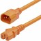 Startech.Com 6ft 1.8m Heavy Duty PDU Power Cord, IEC 60320 C14 to IEC 60320 C15, 15A 250V, 14AWG, Orange 8915-460Q-POWER-CORD - alternate 1
