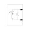 Siemens surge suppressor, suppression diode with LED, 70-150 V DC, for contactors 3RT2916-1LN00 - alternate 2