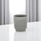 Homeroots Gray Ceramic 19 Ounce Striped Round Distressed Pot Planter 487470 - alternate 3