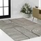 Jonathan Y Anders MidCentury Modern Arch Stripe Two-Tone High-Low Black/White 4 ft. x 6 ft. Area Rug SCN107D-4 - alternate 2