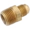 Anderson Metals Half-Union Adapter, Lead-Free Brass, 3/8 Flare x 1/8-In. MIP 754048-0602 - alternate 2