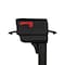 Solar Group Architectural Mailboxes Gentry Classic Plastic Post Mount Black Mailbox GGC1B00AM - alternate 4