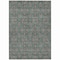 Homeroots 9' X 12' Teal Blue Beige And Taupe Floral Washable Indoor Outdoor Area Rug 582312 - alternate 2