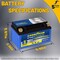 Goodyear GYTZ10S-LI Lithium LiFePO4 12.8V 300CCA Rechargeable High Performance Powersport Battery GY4148425 - alternate 5