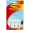 Command Wire Hook, 0.5 lb, 3-Hook, Metal/Plastic, Clear, 3PK 17067CLR - alternate 5
