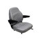 Uni Pro 441 Seat Top Assembly, With Armrests, Gray Vinyl 8384 - alternate 5