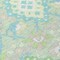 Homeroots 8' X 10' Mint Green Blue And Ivory Oriental Washable Indoor Outdoor Area Rug 597701 - alternate 2
