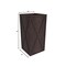 Leisuremod Papyrus Rectangular Fiberglass & MgO Clay Planter Box with Cover, Weather-Resistant PP29BR - alternate 3