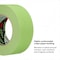 3M Painter's Tape, 48 mm W x 55 m L, 6.7 mil Thick, Green, Rubber Adhesive 401+ - alternate 5