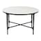 Baxton Studio Akanji Marble Coffee Table, Round 270-14706-ZORO - alternate 2