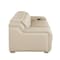 Homeroots 103" Beige Italian Leather Reclining USB Sofa 632879 - alternate 3