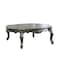 Homeroots 47" Platinum Solid Wood Free Form Coffee Table 347445 - alternate 1
