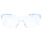 General Electric 03 Series Impact-Resistant Safety Glasses Clear Lens Blue Frame 1 pk GE103C - alternate 3