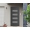 Vdomdoors Front Exterior Prehung Metal-Plastic Door, Manux 8113 Antracite Grey, Office Commercial and Residen MANUX8113EXD-ANT-W36xH80-LH - alternate 1