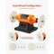 Vevor 8 in Bench Buffer Polisher 3/4 HP 3450RPM for Metal Jewelry Wood Polishing TLG-200BGB - alternate 4