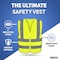 Neiko High Visibility Safety Vest ANSI Class 2, No Pocket, Neon Yellow, XX-Small (2XS) 54068A - alternate 2
