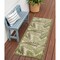 Homeroots 6' Ivory And Green Palm Leaf Indoor Outdoor Runner Rug 548031 - alternate 3