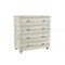 Homeroots 60" White Wash Solid Wood Seven Drawer Dresser 489214 - alternate 1