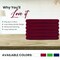Supremeplus Premium Red Hand Towels, 16 in x 27 in, Pack of 12, 12PK SP-1278 - alternate 3