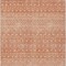 Homeroots 9' X 12' Salmon Gold And Ivory Tribal Washable Indoor Outdoor Area Rug 582642 - alternate 4