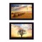 Homeroots Set Of Two Amish Country Black Framed Print Wall Art, 2PK 405889 - alternate 1