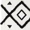 Homeroots 60" X 50" Black and White Woven Cotton Geometric Throw Blanket with Tassels 516491 - alternate 4