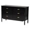Baxton Studio Marisela Bedroom Set with Two Nightstands, Queen 260-14378-14264-14262-14262-ZORO - alternate 3