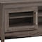 Homeroots 53in Gray Wood Enclosed and Open Storage TV Stand 724158 - alternate 2