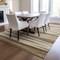 Homeroots 8' X 10' Brown Beige And Gray Striped Washable Indoor Outdoor Area Rug 597316 - alternate 3