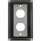Eaton Tripp Lite Series 2-Port Single Gang Faceplate, Stainless Steel, Industrial Grade, IP44, TAA N206-FP02-IND - alternate 2