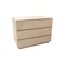 Homeroots 24" Natural Solid Wood Ribbed Texture Three Drawer Nightstand 569601 - alternate 6