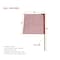 Mytee Products 18in x 18in Red Jersey Mesh Safety Flags for Trucks with Dowel, 16PK JMF-REDx16 - alternate 2