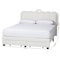 Baxton Studio Caradonna Cream Teddy-Bear Fabric Bed with Storage Drawers, Queen 266-14501-ZORO - alternate 5