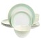 Martha Stewart 12 Piece Perry Street Piece Dinnerware Set with Green Trim 120393.12 - alternate 1