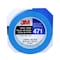 3M Floor Marking Tape, vinyl, No Legend, Blue, 1 in W., 5.2 mil Thickness 471 - alternate 5