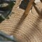 Jonathan Y Ayana Two-Tone Jute Hippy Circle Natural/Black 6 ft Round Area Rug RNF108A-6R - alternate 2