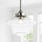Jonathan Y Kurtz 9.5" Adjustable Drop Metal/Glass LED Pendant, Chrome JYL3517B - alternate 3