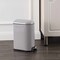 Happimess Roland Mini 2.6-Gallon Step-Open Trash Can, Gloss Gray HPM1009I - alternate 2