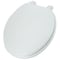 Home Impressions Round Closed Front White Wood Toilet Seat WMS-17-B-W - alternate 2