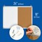 Flipside 18 x 24 Combo Cork/Magnetic Dry Erase, Aluminum Framed Board 17105 - alternate 3