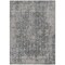 Homeroots 9' X 12' Charcoal And Silver Abstract Washable Indoor Outdoor Area Rug 616608 - alternate 3