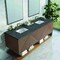 James Martin Vanities Marcello 72'' D Vanity, Chestnut w/ Parisien Bleu Top w/FreePower Wireless Charger D200-V72-CSN-FPBL - alternate 3
