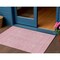 Homeroots 3' X 5' Pink And Ivory Chevron Washable Indoor Outdoor Area Rug 596285 - alternate 1