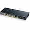 Zyxel 8-Port Gigabit 802.3at/802.3af PoE+ 8 Ports GbE PoE 130W Power Budget and 2x SFP Uplinks GS1100-10HP - alternate 1