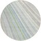 Homeroots 8' Ivory Blue And Green Round Striped Washable Indoor Outdoor Area Rug 614991 - alternate 2