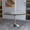 Leisuremod Round 47.24 in W, 29.35 in L, Sintered Stone/Stainless Steel, Black VT23BS-48BLS - alternate 3